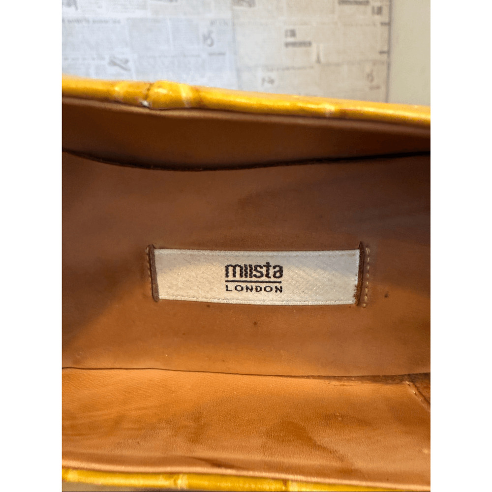 Miista Bernadette Croc Leather Heels Pumps - Picture 6 of 11